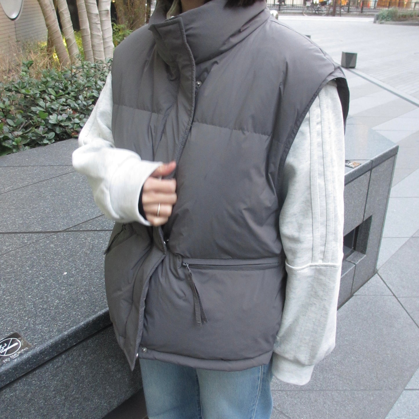 uniform puffer down vest